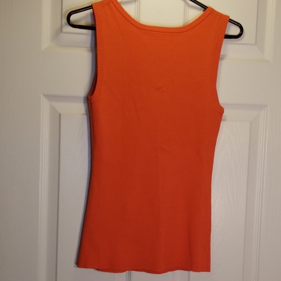 Orange tank top sz M. - Picture 2 of 2
